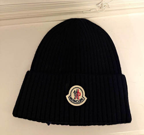 Moncler black ribbed - moncler, wool