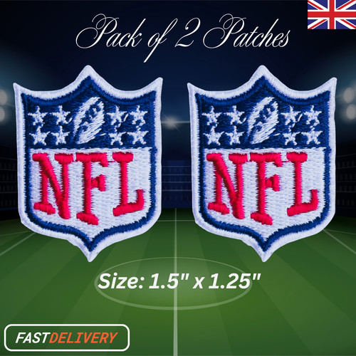 Nfl logo embroidered patch - logo,
