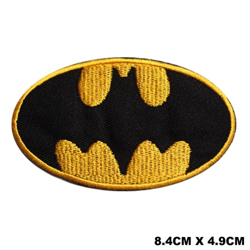 Batman logo iron sew patch - batman, on