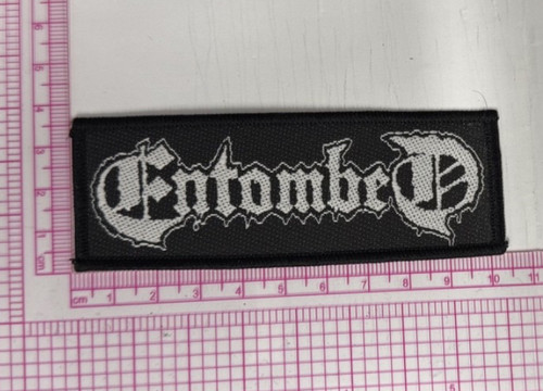 Entombed standard logo woven - standard,