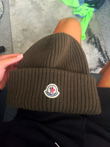 Moncler men green ribbed - men’s,