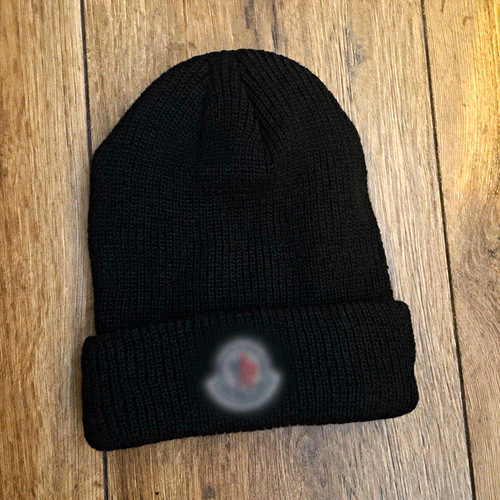 Black wool knit - black,