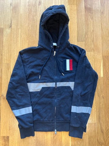 Moncler navy full zip hoodie - navy,