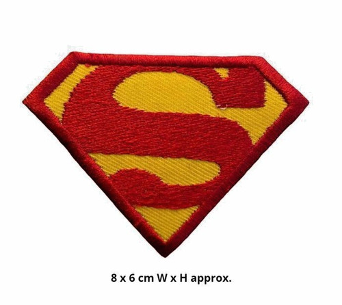 Superman superhero logo patch - superhero,
