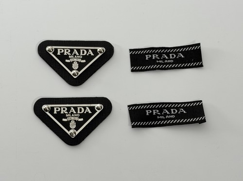 Prada badge patch metal - patch,