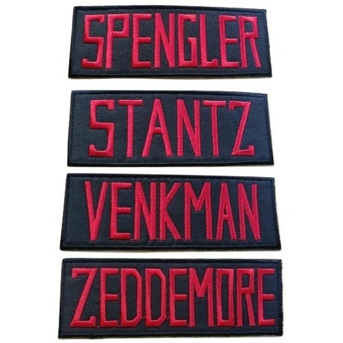 Ghostbusters name badge iron - ghostbusters,
