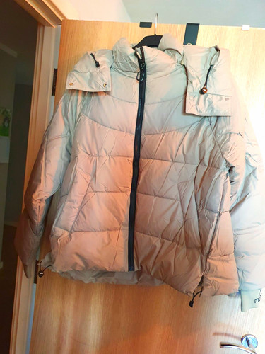 Women grey hooded down - women’s,