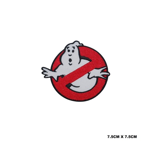 Ghostbuster logo iron sew - ghostbuster, on