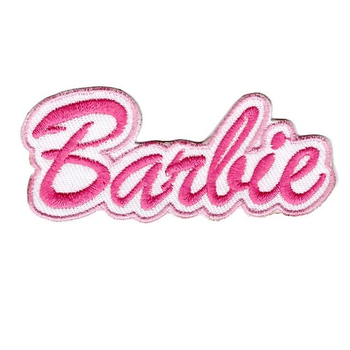 Pink barbie logo - pink, on
