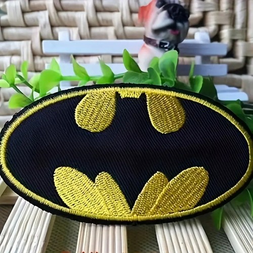 Batman logo patch yellow - batman,