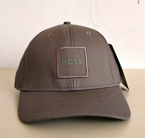 Boss grey logo patch baseball - patch,