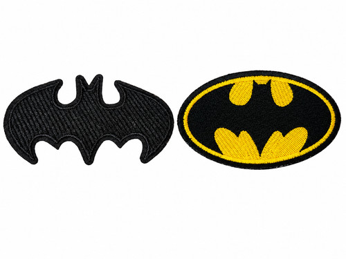 Batman logo embroidered - 2x,