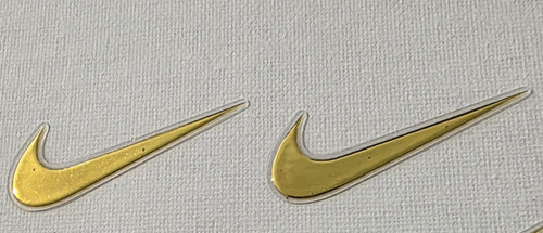 Brand logo rubber gold - brand,