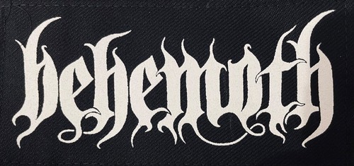 Behemoth logo patch black - behemoth,