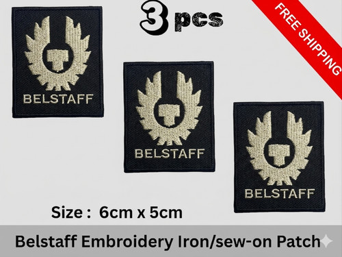 Embroidered patch belstaff - embroidered,